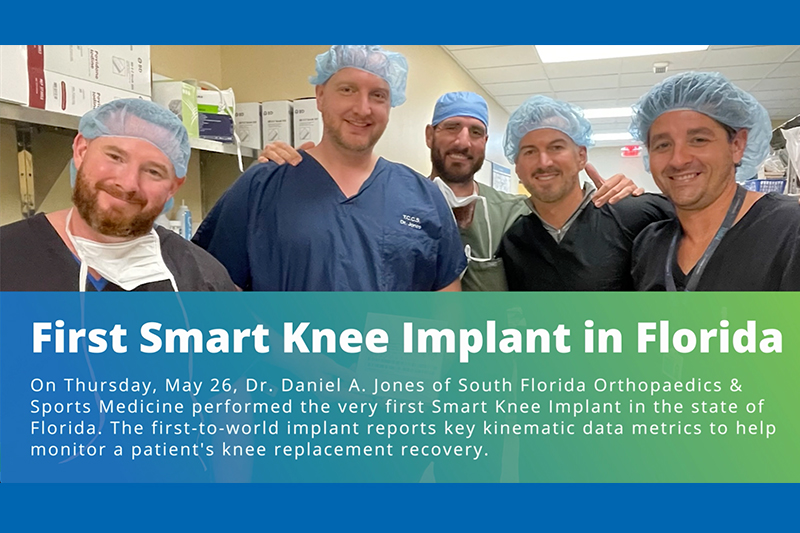 Smart Knee Implant Procedure for Total Knee Replacement