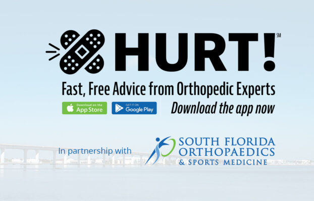Download the HURT! app to get fast, FREE advice from injury experts 24/7, 365 days a year